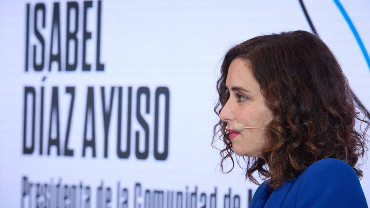La presidenta de la Comunidad y candidata del PP a la reelección, Isabel Díaz Ayuso.