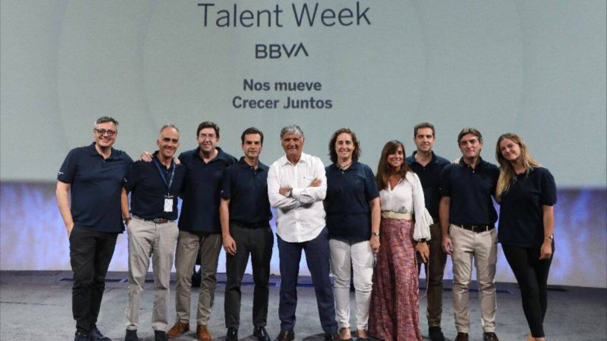 Empleados de BBVA, en la Talent Week.