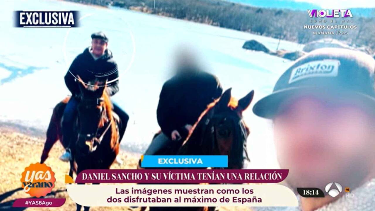 Edwin Arrieta y Daniel Sancho, en imágenes exclusivas de Antena 3, disfrutando en la sierra de Madrid.
