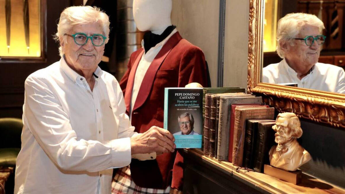 Pepe Domingo Castaño, en una promoción de su libro. FOTO: Norte de Castilla.