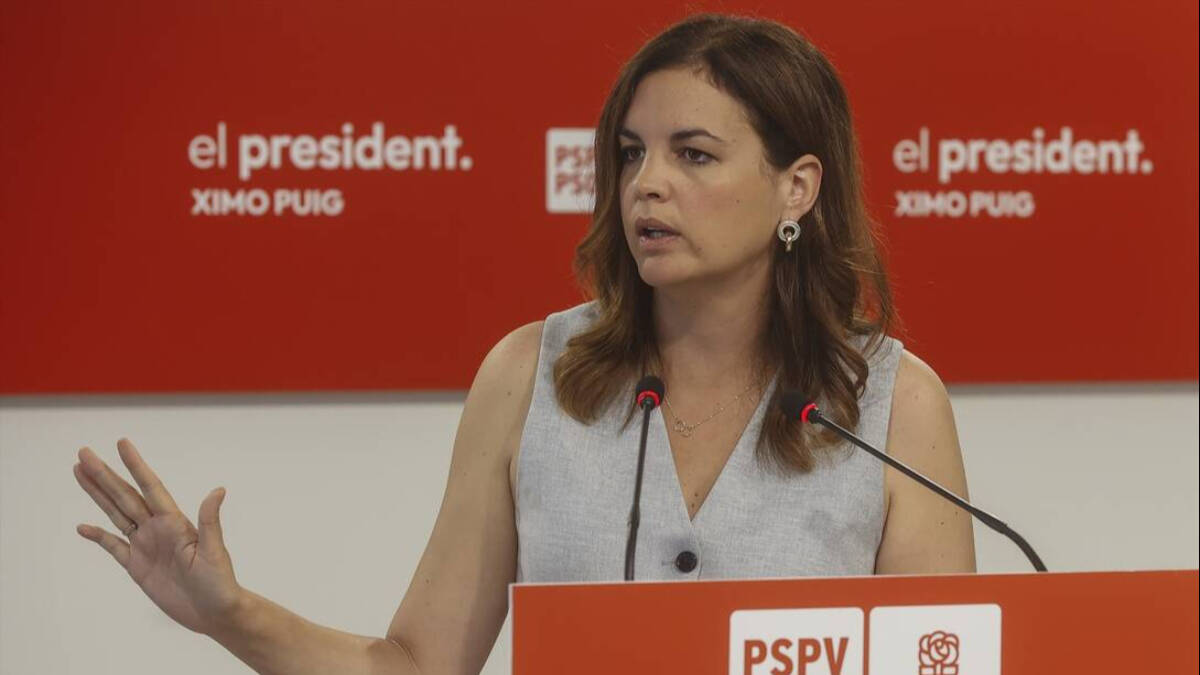 La portavoz del PSPV y ex vicealcaldesa de Valencia, Sandra Gómez.