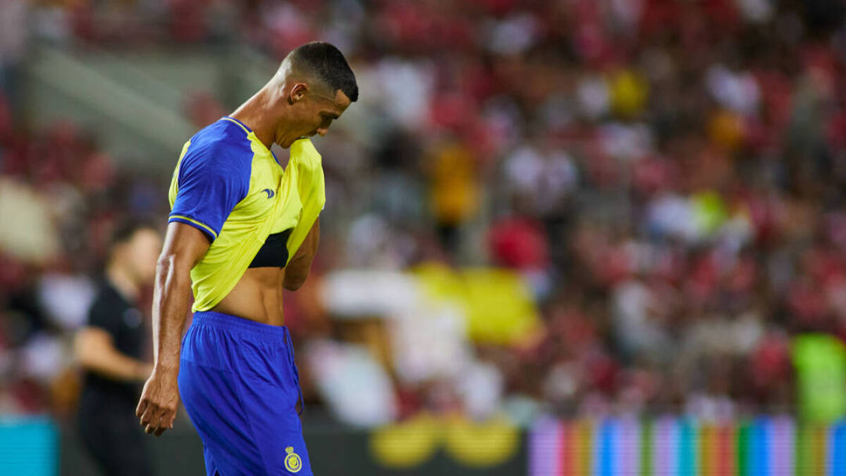 Cristiano Ronaldo, durante un partido con el Al-Nassr.