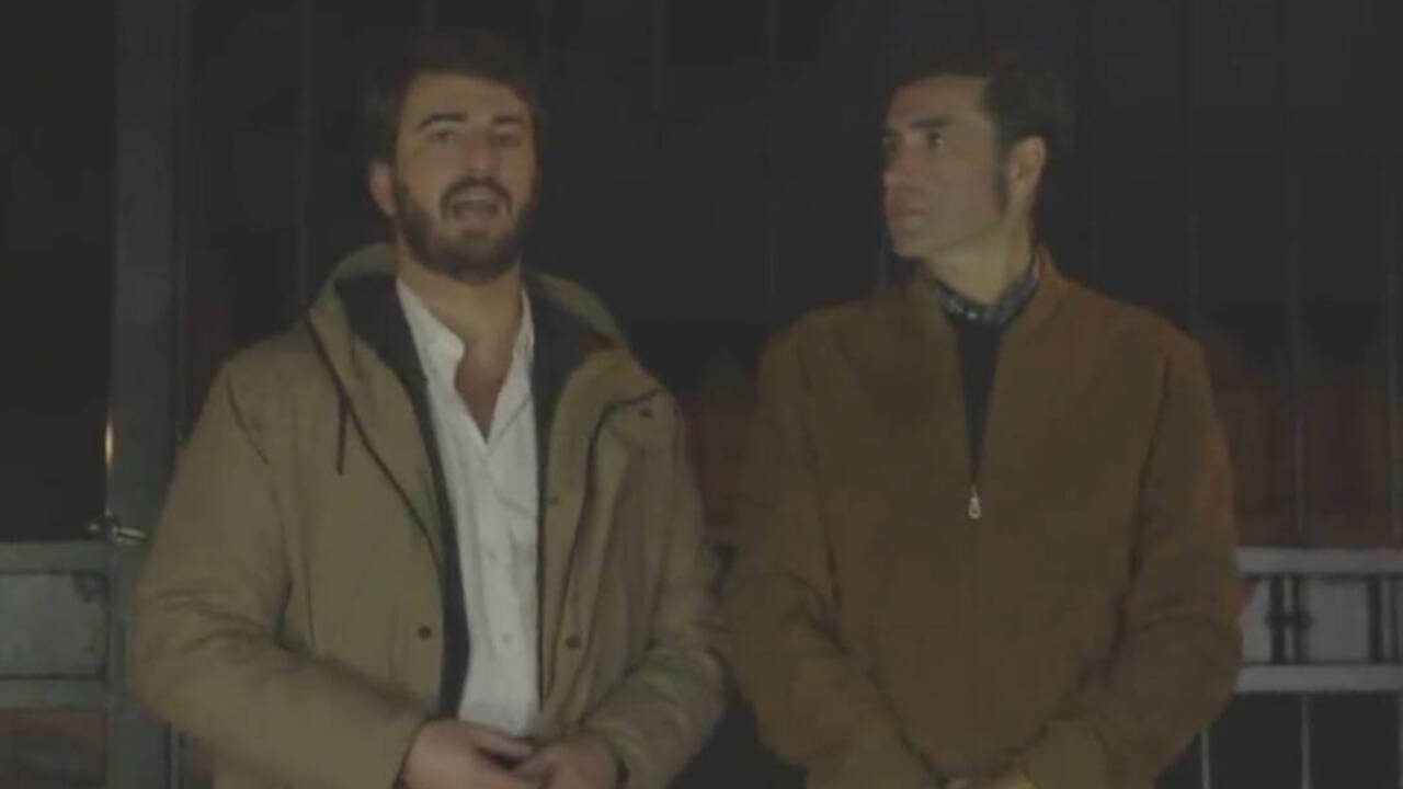 Captura de un momento del vídeo grabado por el vicepresidente de la Junta, García-Gallardo, en Medina del Campo