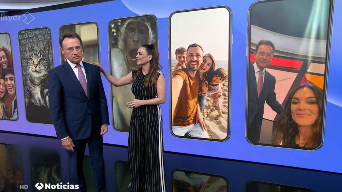 La presentadora sube a redes el vídeo viral del momento de los selfies.