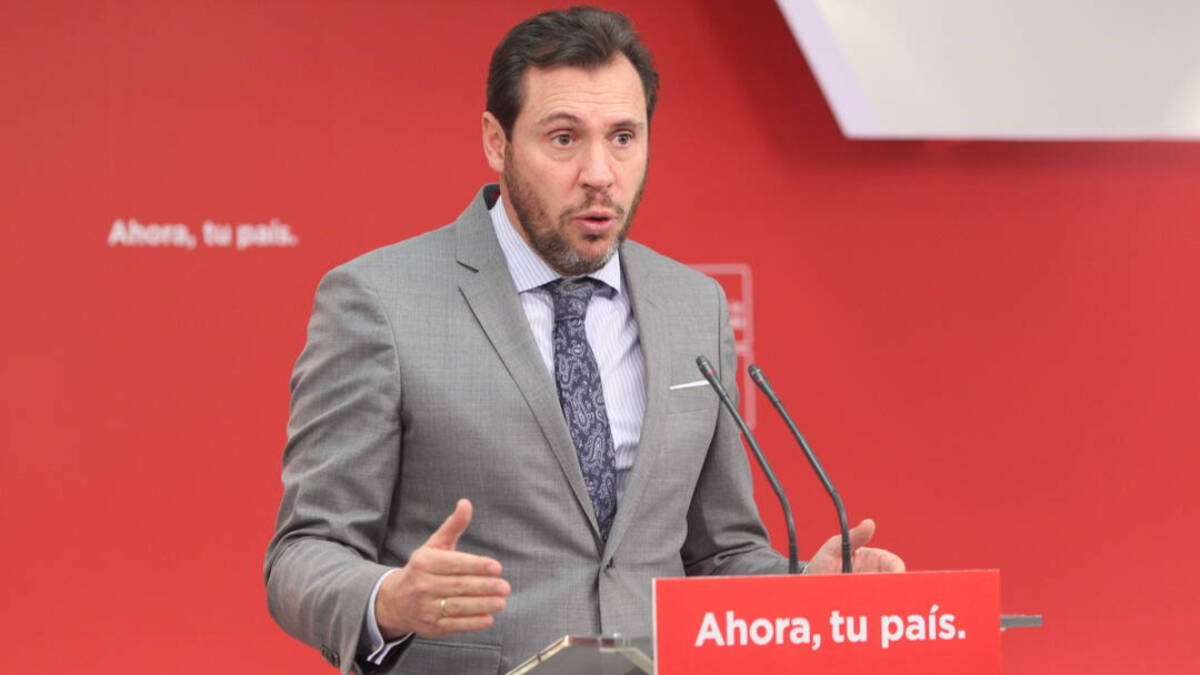 Óscar Puente, en 2018, cuando era portavoz del PSOE. 