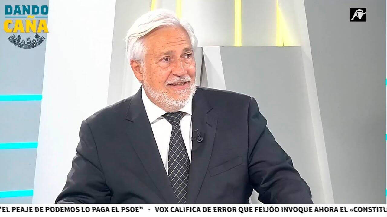 Julio Ariza, en una de sus intervenciones en El Toro TV. 