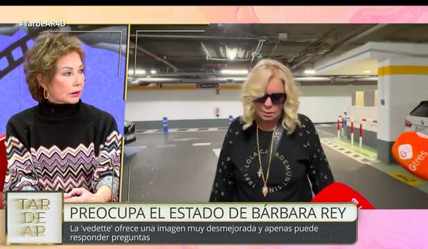 Ana Rosa Quintana emite un alarmante vídeo de una descontrolada Bárbara Rey