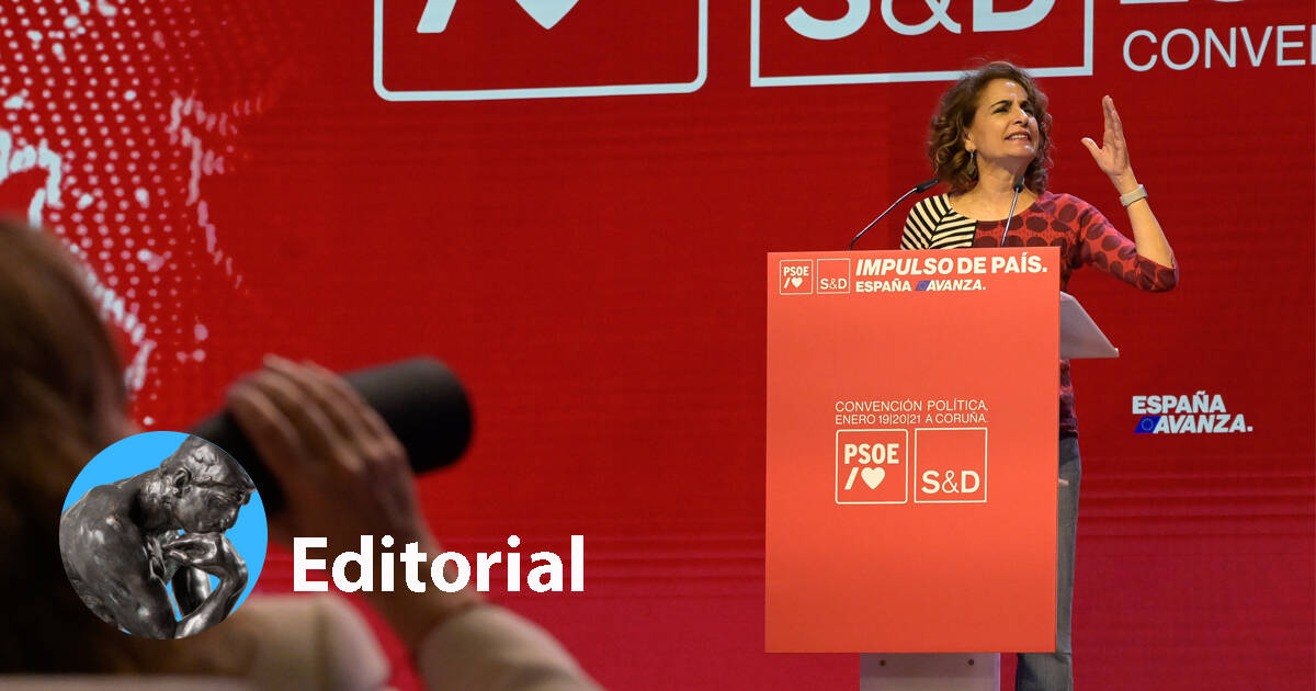 María Jesús Montero en la convención del PSOE