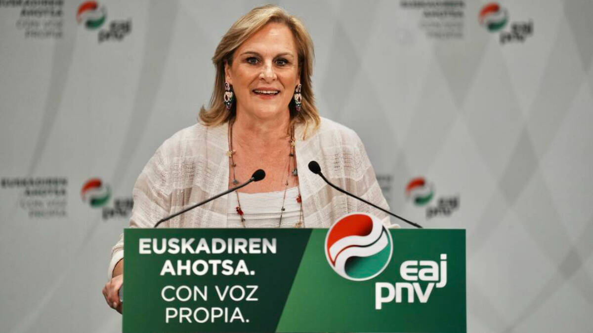 La presidenta del Bizkai Buru Batzar de EAJ-PNV, Itxaso Atutxa. 
