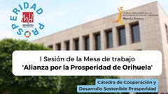 La UMH presenta la mesa de trabajo ‘Alianza por la Prosperidad de Orihuela’