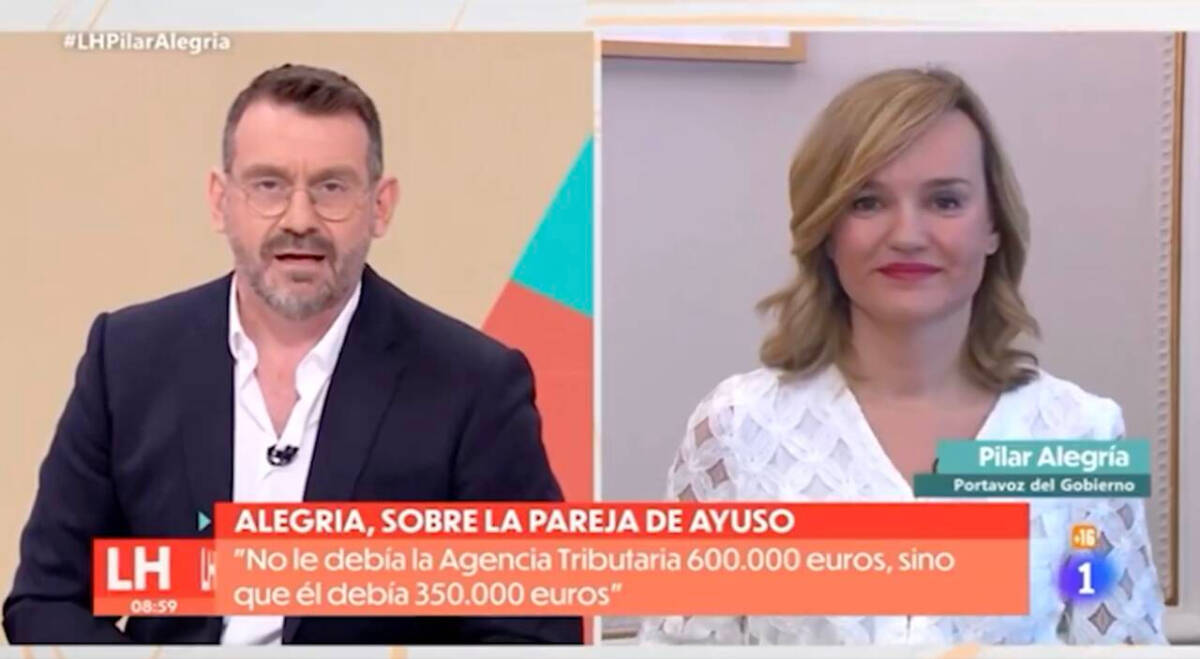Pilar Alegría en TVE