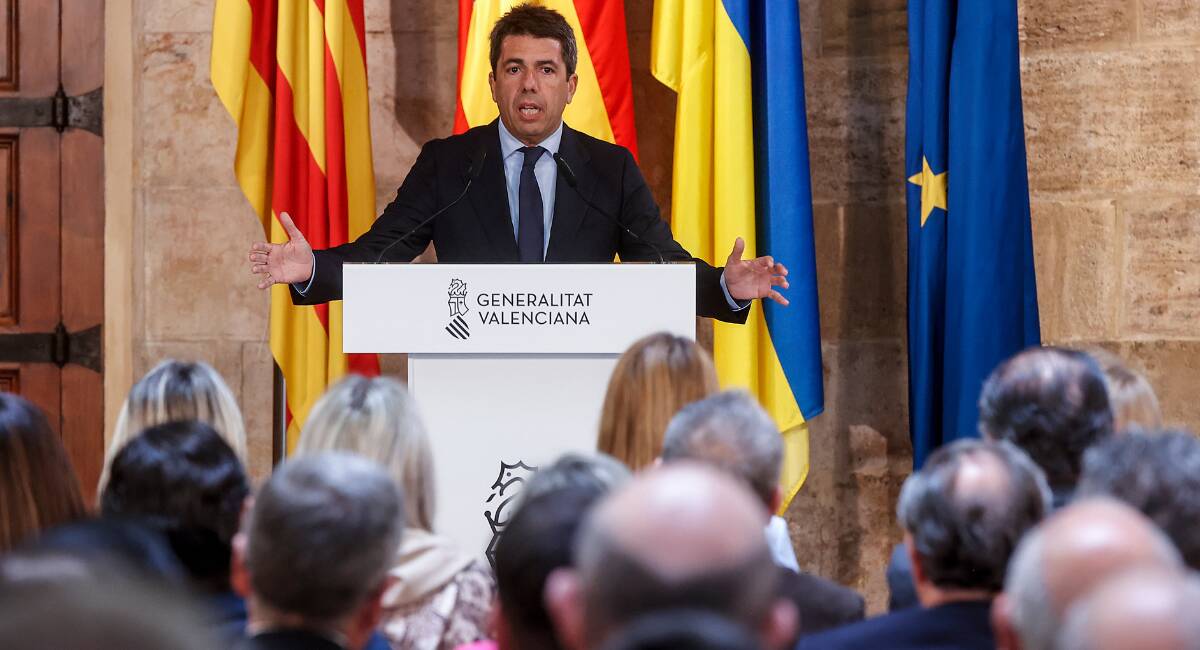 El presidente de la Generalitat, Carlos Mazón