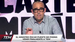 Óscar Puente cancela su entrevista con Risto y en el programa se vengan de inmediato