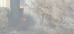 Incendio entre Xàbia y Gata que afecta a las inmediaciones del Montgó