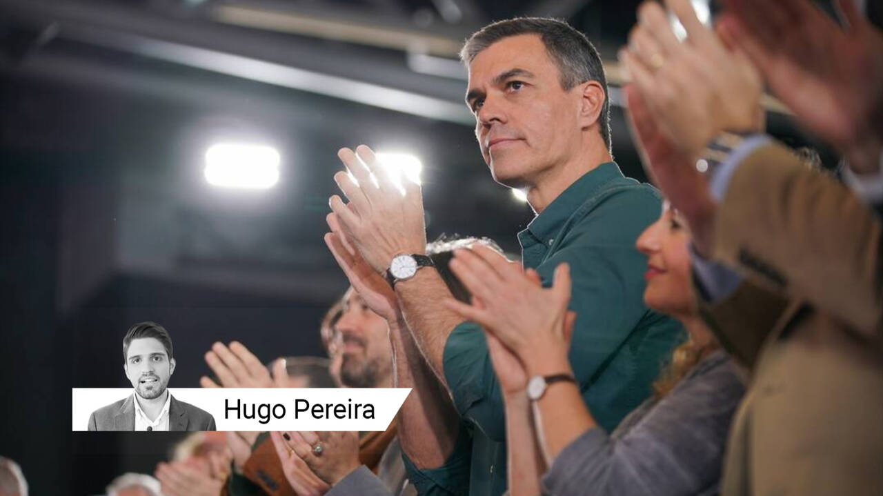 Pedro Sánchez en un acto del PSOE en País Vasco