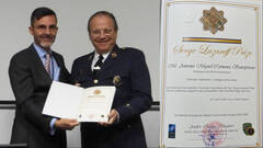 Antonio Miguel Carmona es condecorado con la Gran Cruz de la OTAN por su trayectoria