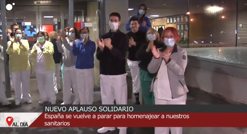 Sanitarios del Hospital Universitario La Paz en Madrid
