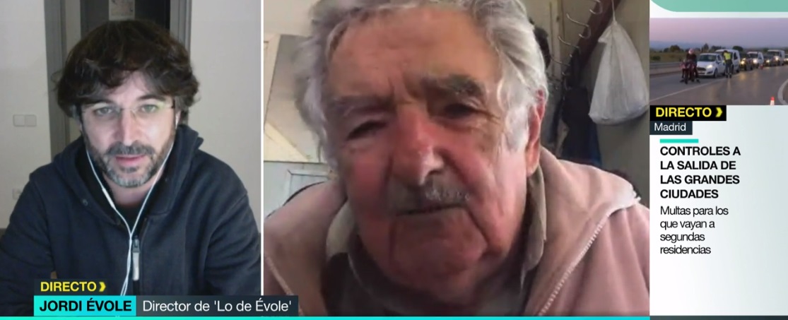 Jordi Évole y José Alberto Mujica