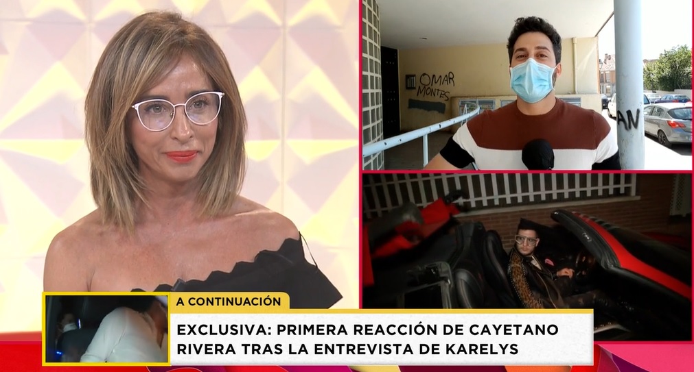 María Patiño presentando Socialité en Telecinco