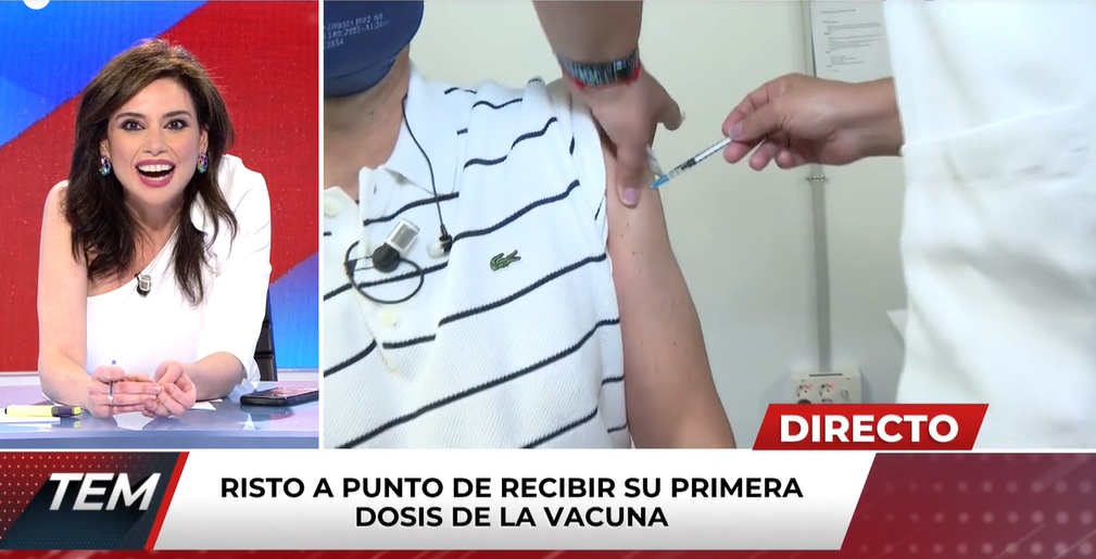 Risto recibe la vacuna
