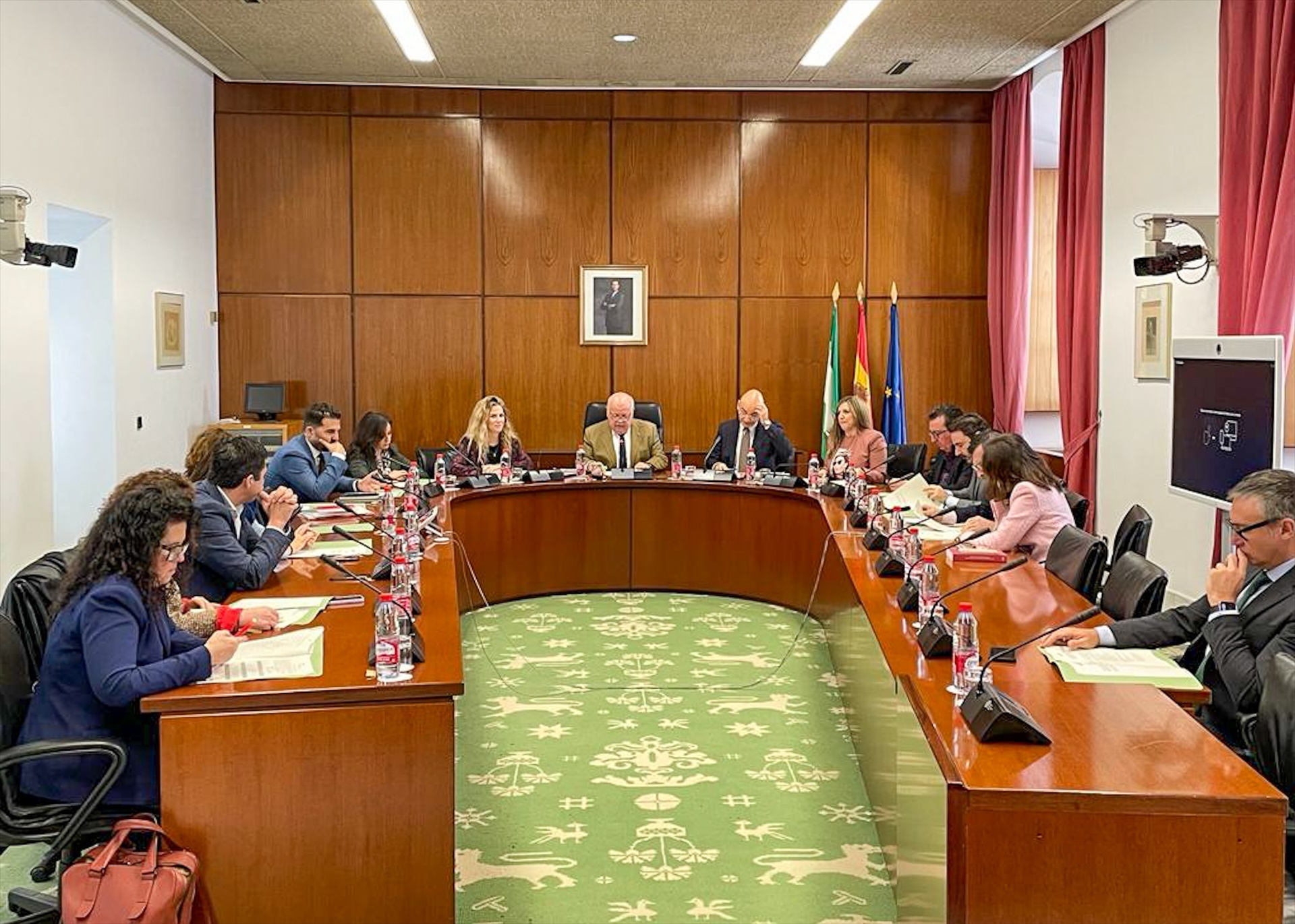 EuropaPress_4882944_reunion_junta_portavoces_parlamento_andalucia_miercoles