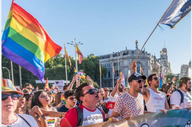 Desfile del Orgullo en Madrid
