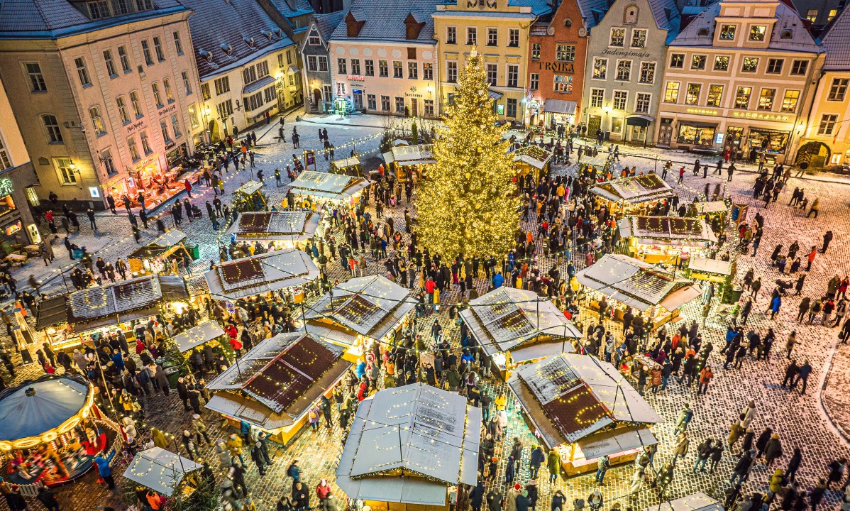 Mercado de Navidad de Tallin - Foto de Riho Kirss