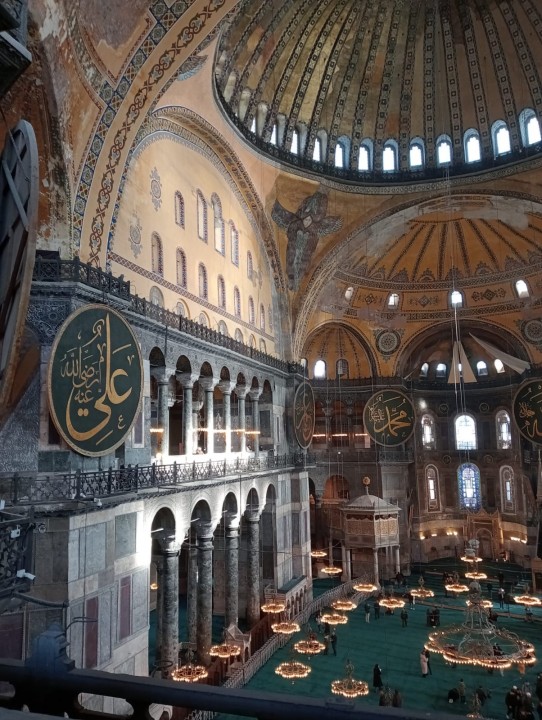 Interior de Santa Sofía (Estambul - Turquía) - Foto: Victoria Peñalver