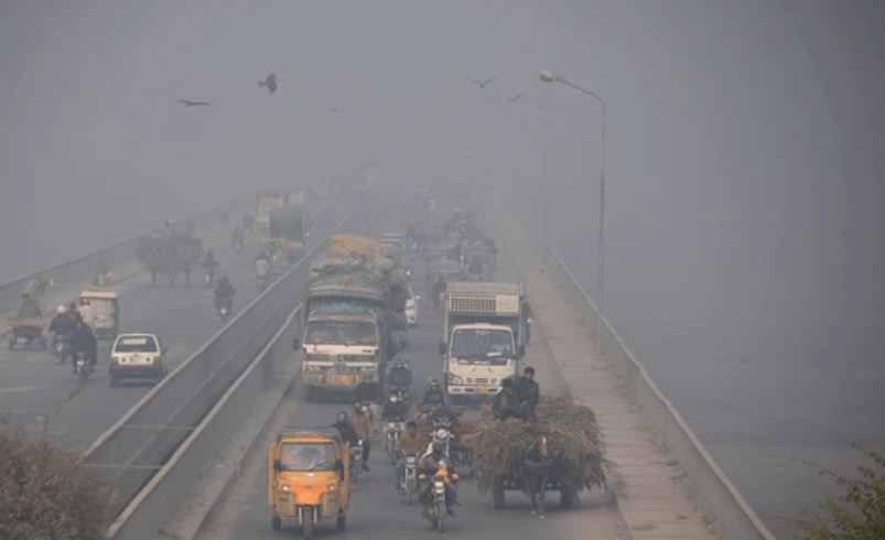 mala calidad del aire en Pakistán