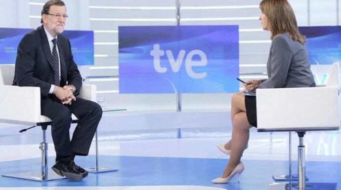 Mariano Rajoy en su última entrevista en TVE con Ana Blanco
