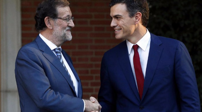 El Rey habría pedido a Rajoy y Sánchez unidad en temas cruciales.
