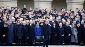 Las imágenes más impactantes de los heridos en el homenaje de toda Francia