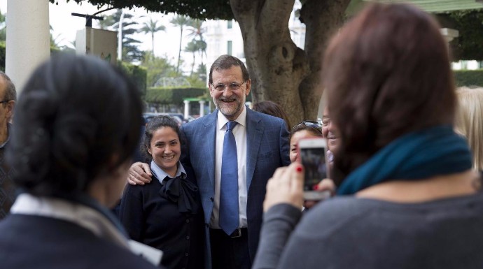 Rajoy este jueves en Melilla.