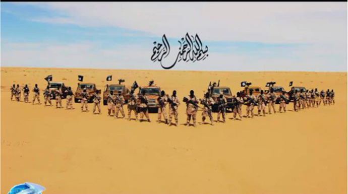 Fotograma del vídeo yihadista en el que aparece el terrorista español. 