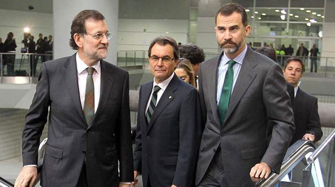 Ni el Rey ni Rajoy tienen nada que "agradecer" a Artur Mas.