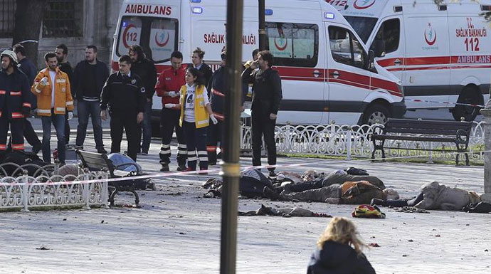La explosión de Estambul dejó más de una decena de muertos.