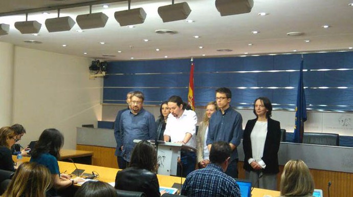 Iglesias pidió una vicepresidencia y mando en plaza en varias áreas por su apoyo al PSOE.