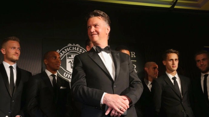 El entrenador del Manchester United, Louis Van Gaal.