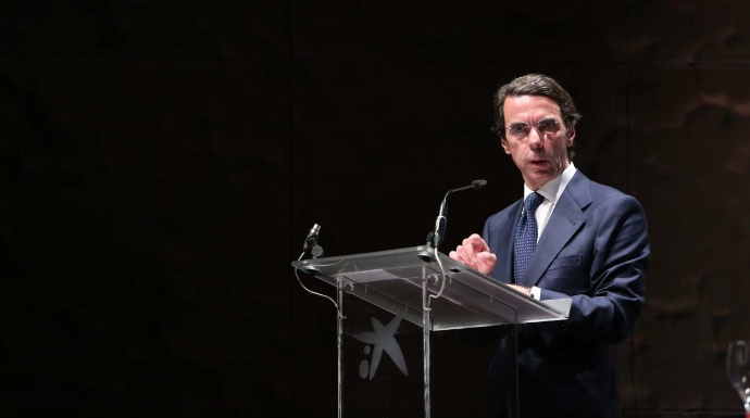 Aznar, este viernes en un acto sobre economía