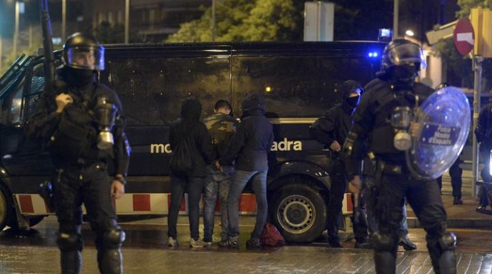Incidentes en Barcelona provocados por los ocupas