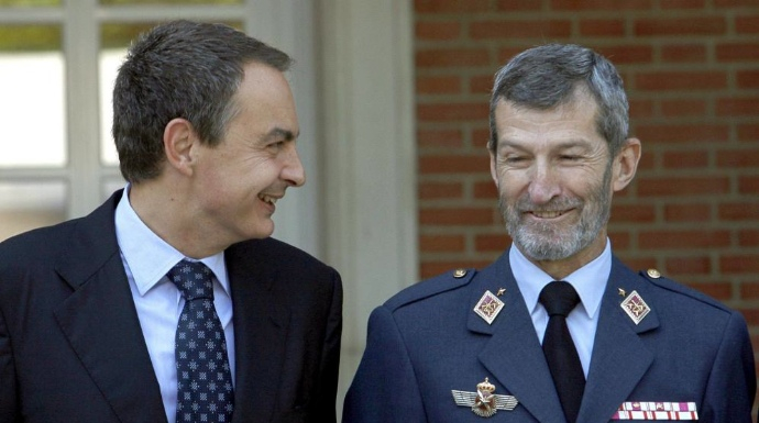 El general José Julio Rodríguez, en su etapa de JEMAD con Zapatero