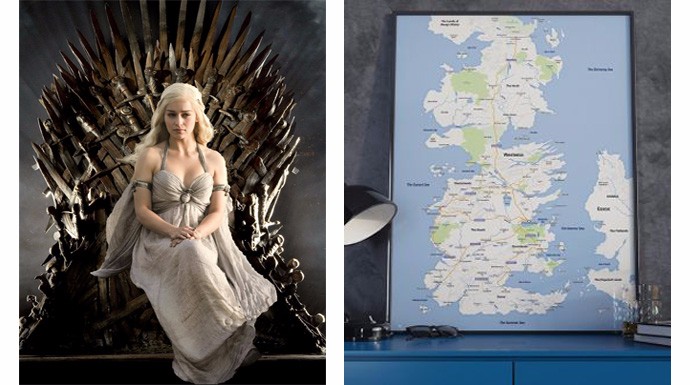 Estas son algunas de las rutas que Daenerys Targaryen tendrá que seguir para llegar a Desembarco del Rey.