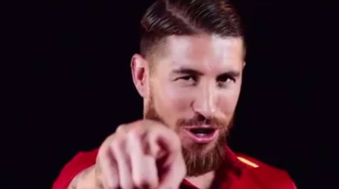 Sergio Ramos es el protagonista del himno de España para la Eurocopa.