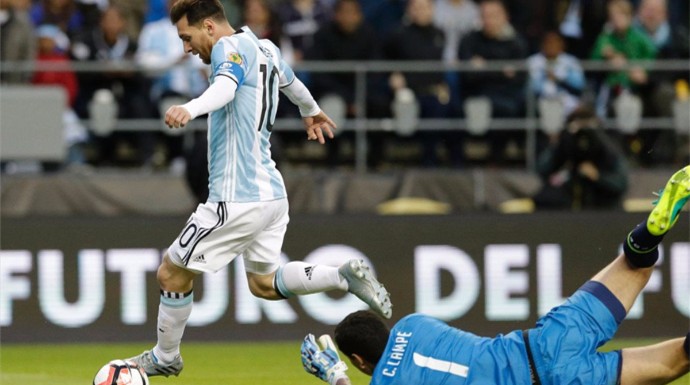 Messi demostró su calidad en los 45 minutos que estuvo en el terreno de juego.
