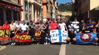 Lo último desde Niza: retenidos 12 ultras españoles ante posibles altercados
