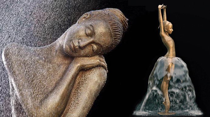 Malgorzata Chodakowska, la escultora del agua y la sensualidad