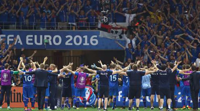 Islandia dio la sorpresa al eliminar a Inglaterra de la Eurocopa de Francia.