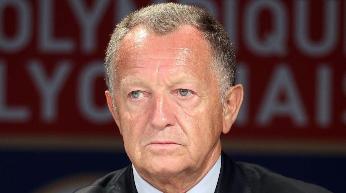 Jean Michel Aulas, presidente del Olympique de Lyon.