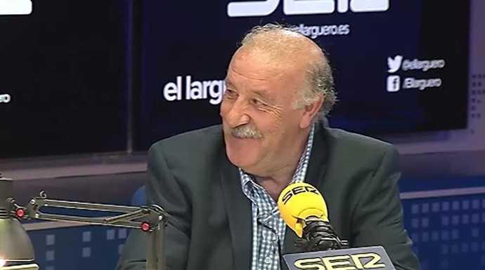Del Bosque durante su entrevista en El Larguero de la SER.