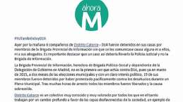 Ahora Madrid se retrata con un comunicado que destroza la imagen amable de Manuela Carmena